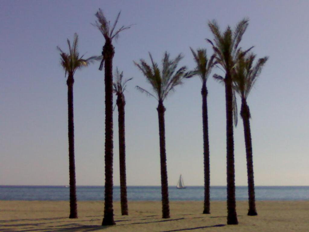 Atractivo Apartamento En La Playa Con Parking Roquetas de Mar Buitenkant foto